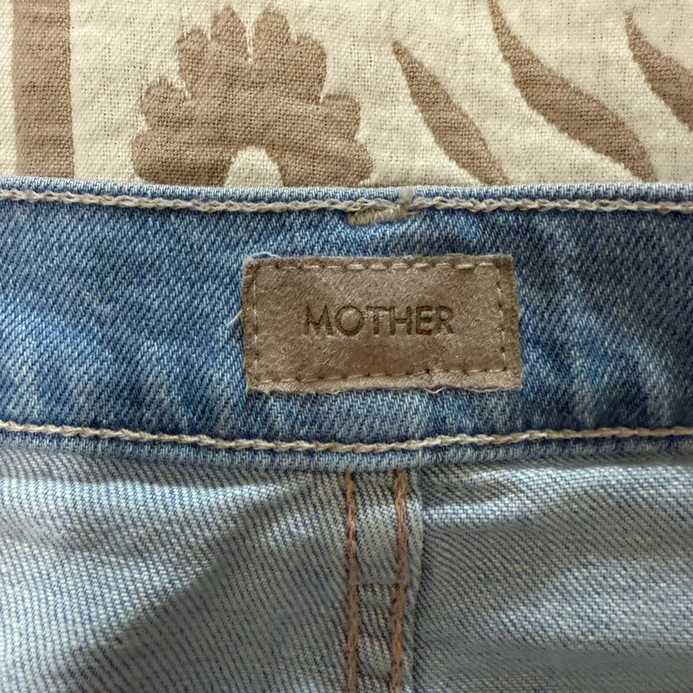 MOTHER Sky Blue Denim Jeans